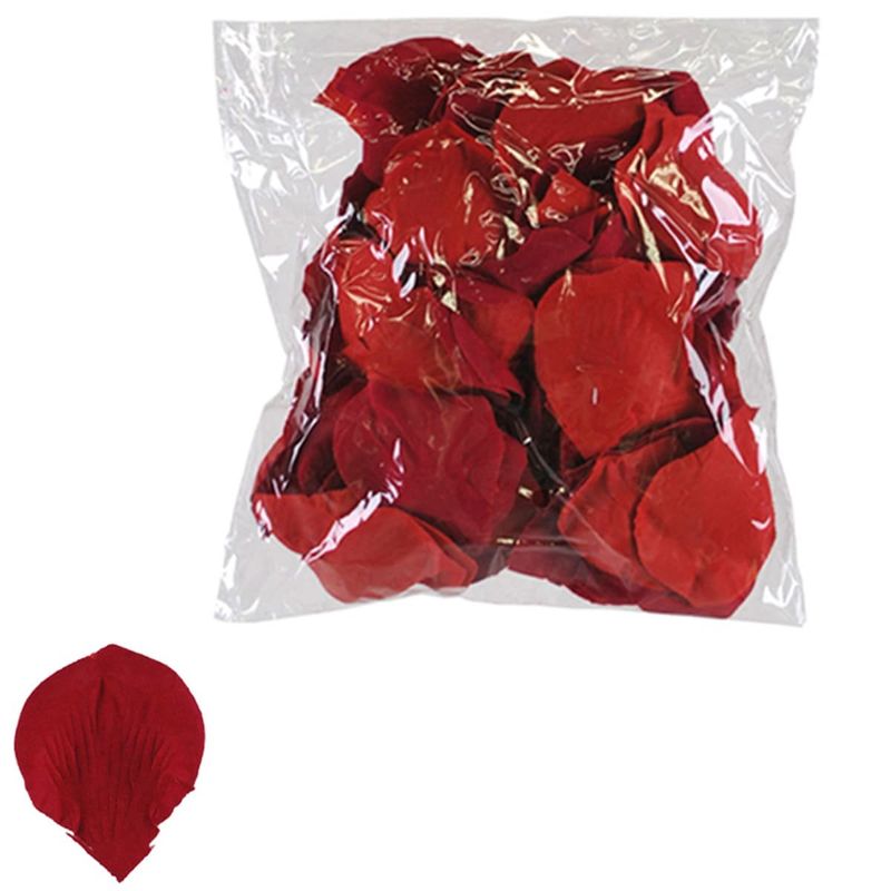 petalas de rosa artificial florarte 6cm aveludada vermelho (mp)