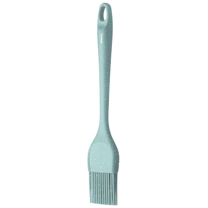 pincel silicone brinox 28cm linha flex verde