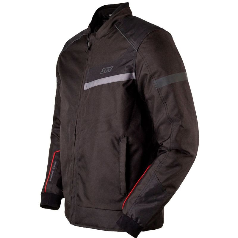jaqueta para motoqueiro motosky r masculina tamanho g preta (mp)