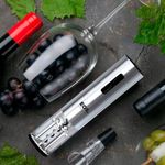 kit abridor de vinho elétrico eos usb bateria (mp)