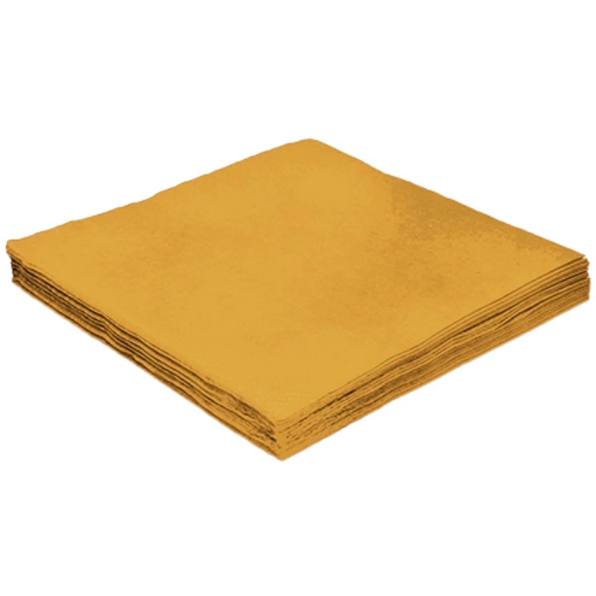 Guardanapo de Papel  24x24cm Dourado - SilverFestas