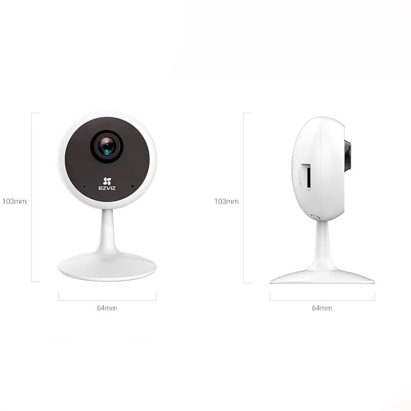 câmera de segurança ezviz ip wi-fi indoor c1c 2mp fhd (mp)
