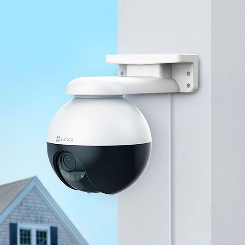 câmera de segurança ezviz ip wi-fi outdoor 360° c8w 1440p qhd 2k (mp)