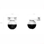 câmera de segurança ezviz ip wi-fi outdoor 360° c8w 1440p qhd 2k (mp)