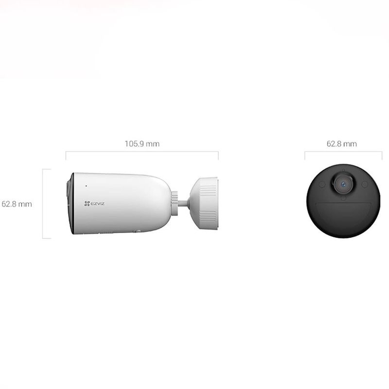 câmera de segurança ezviz ip wi-fi indoor com bateria bc3 1080p fhd (mp)