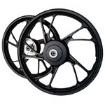 aro liga leve bhd titan 150 es/ks 2004 a 2013 / start 160 freio a tambor mod pé galinha preto (mp)