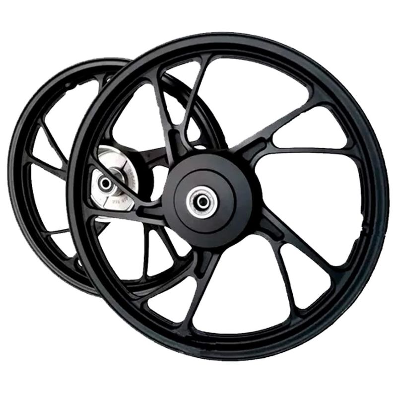 aro liga leve bhd titan 150 es/ks 2004 a 2013 / start 160 freio a tambor mod pé galinha preto (mp)