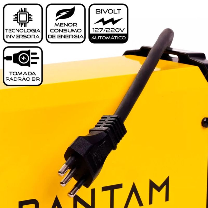 máquina de solda inversora esab bantam 2.5 bivolt (mp)