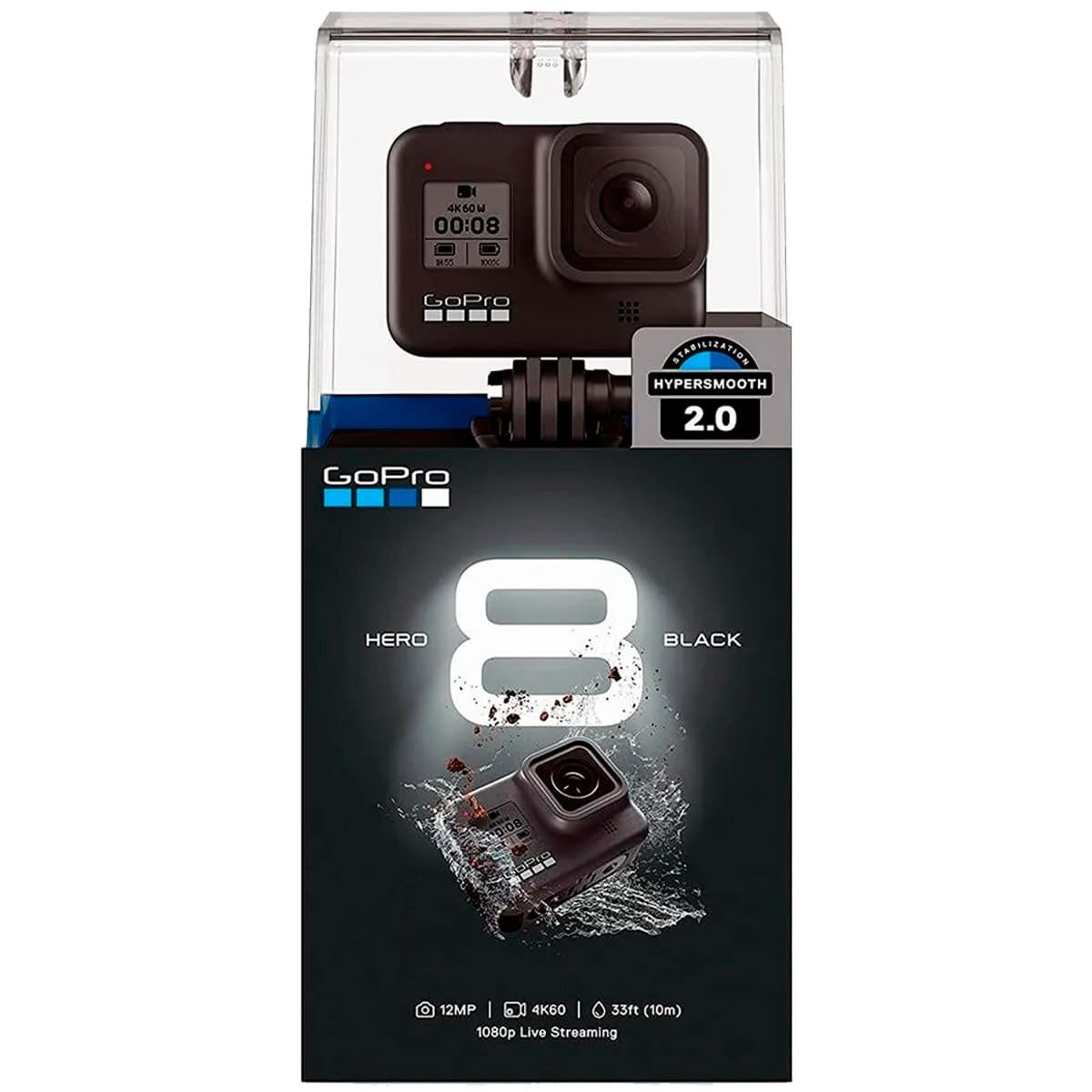 Câmera Digital GoPro Hero 8 Black 12MP 4K GPS