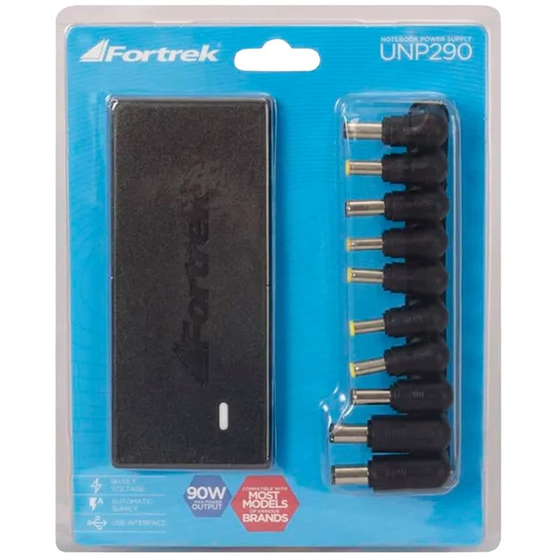 fonte universal para notebook fortrek 90w (mp)
