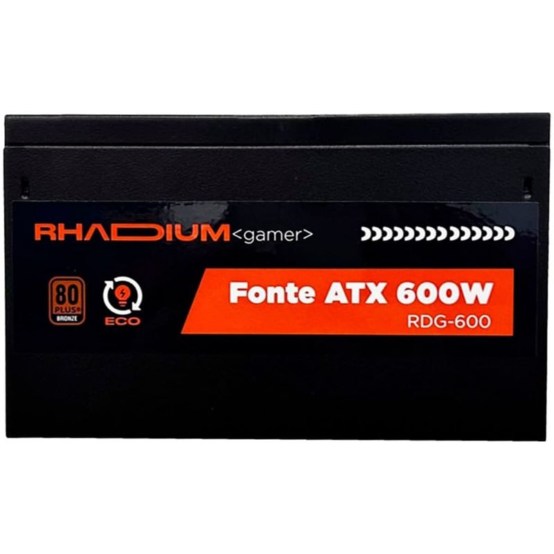 fonte atx rhadium 600w 80 plus bronze rdg-600 (mp)