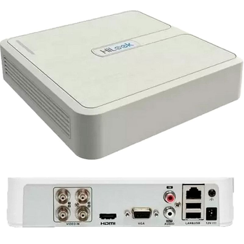 dvr gravador de vídeo digital hilook 1080p lite dvr-104g-k1 (mp)