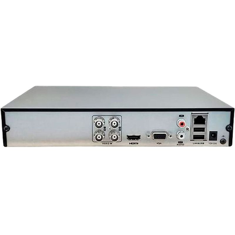 dvr gravador de vídeo digital hilook 4mp lite dvr-204q-k (mp)