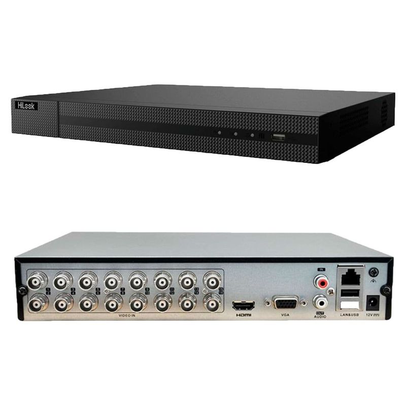 dvr gravador de vídeo digital hilook 5mp lite dvr-216q-k1 (mp)