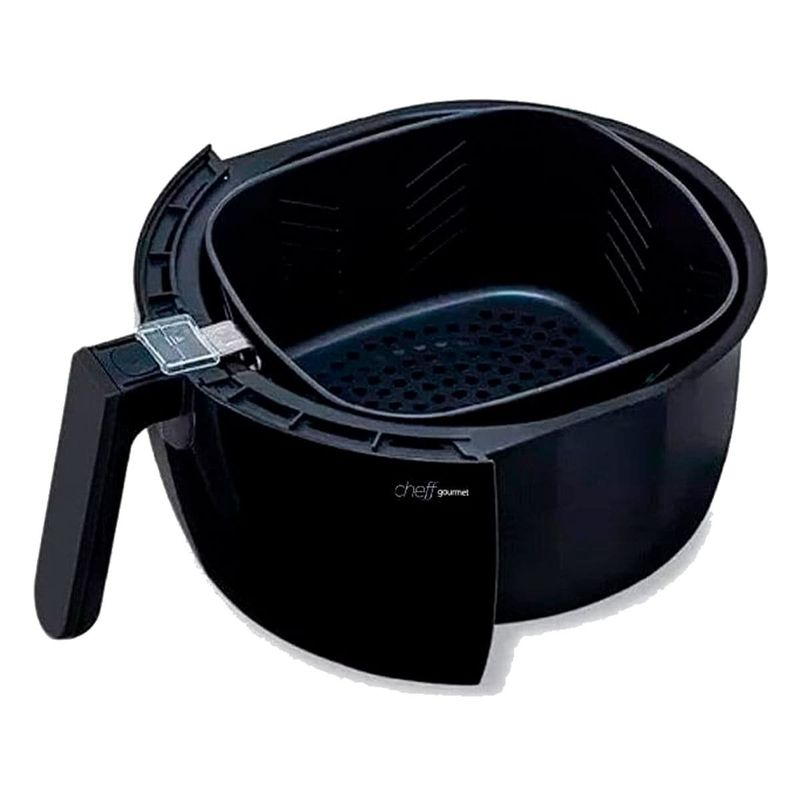 fritadeira elétrica air fryer eos chef 4l eaf40p 127v preta (mp)