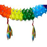 enfeite junino guirlanda nyr festas sanfonada em papel colorido 3 metros (mp)