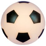 luminária usare bola de futebol 24cm preto (mp)