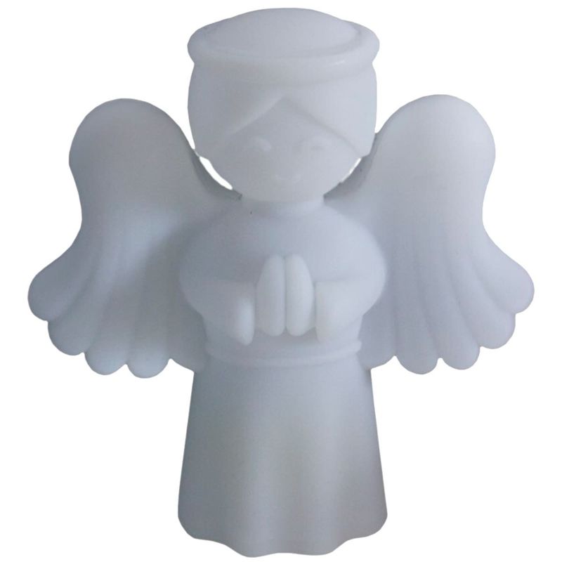 luminária usare anjinho da guarda 29cm branco (mp)