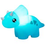 luminária usare dino baby azul turquesa 20cm (mp)