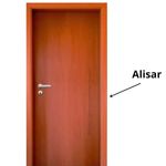 alizar porta porta beatriz madeiras com canto redondo 220x7x7cm nogal mel (mp)