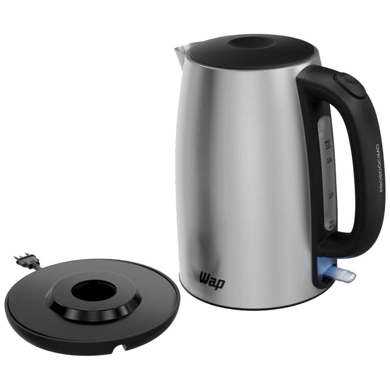 chaleira elétrica wap wcei 1,7l 1200w 127v cinza (mp)