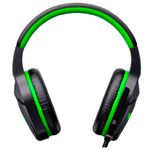 headset gamer viper pro rgb naja usb preto e verde (mp)