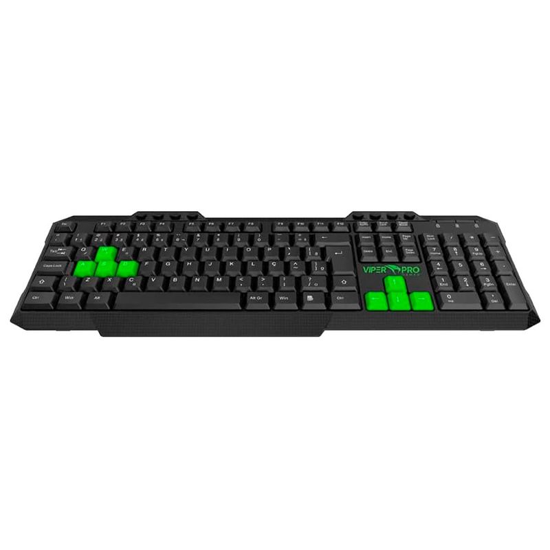 teclado gamer viper pro standard python preto (mp)