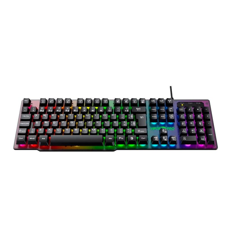teclado gamer viper pro semi mecânico naja (mp)