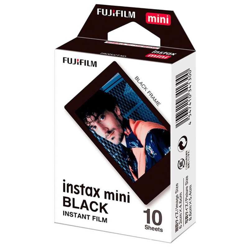 filme para câmera instax mini black fujifilm 10 fotos 1138 (mp)