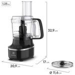processador electrolux 3em1 efficiente preto efp500