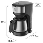cafeteira electrolux efficient inox ecm22