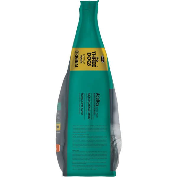 Ração Three Dogs Original Adulto Raças Pequena E Mini 15kg (MP)
