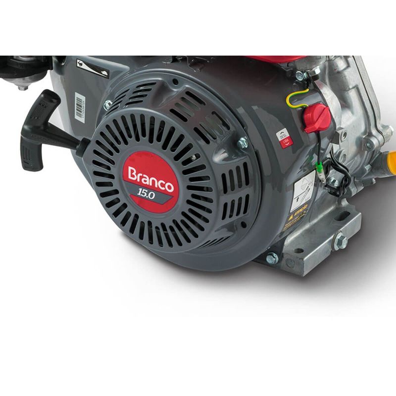 motor branco estacionário a gasolina partida manual e elétrica b4t-15.0e (mp)
