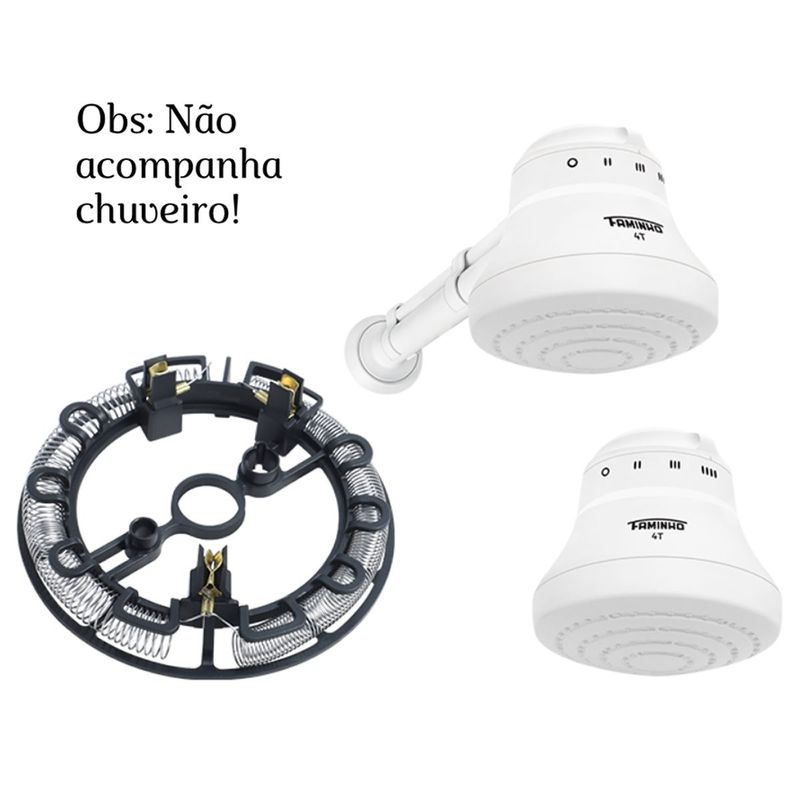 resistência fame para ducha faminho 4t 220v 6800w (mp)