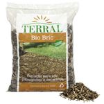 cavaco de madeira terral bio bricâ (b1) sem cheiro vasos e jardins 10kg (mp)
