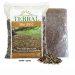 cavaco de madeira terral bio bricâ (b1) sem cheiro vasos e jardins 10kg (mp)