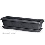 jardineira nutriplan romana para mudas médias 80cm preto - 6100403-07 (mp)