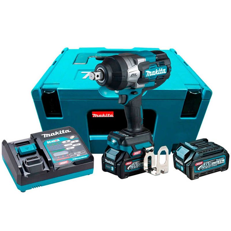 chave de impacto makita a bateria 40v tw001gd201 3/4 (mp)