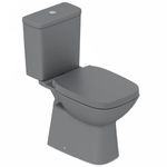 kit vaso sanitário roca debba classic grafitto com caixa acoplada 3,6l (mp)