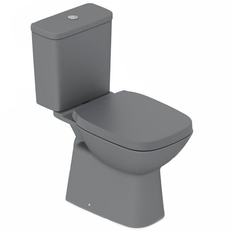 kit vaso sanitário roca debba classic grafitto com caixa acoplada 3,6l (mp)