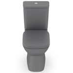 kit vaso sanitário roca debba classic grafitto com caixa acoplada 3,6l (mp)