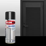 tinta spray colorgin alumen 350ml preto fosco - 773 (mp)
