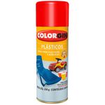 tinta spray colorgin para plástico 350ml vermelho malagueta - 1504 (mp)