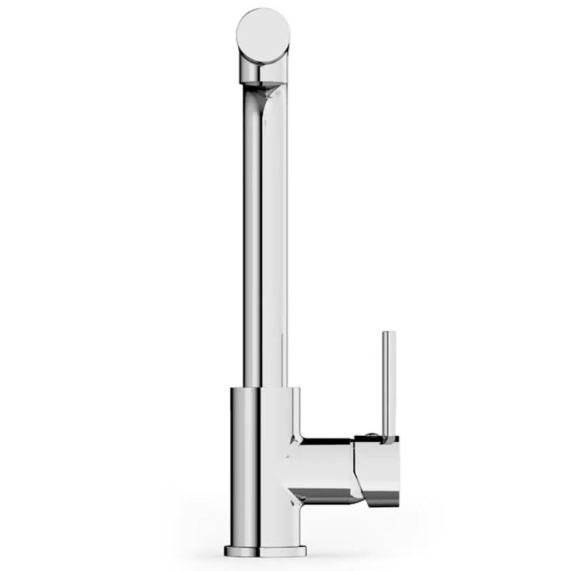 torneira para cozinha de mesa celite prática monocomando bica em l cromado (mp)