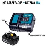 kit carregador makita mais bateria 18v 191e71-9 (mp)