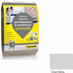 rejunte quartzolit porcelanatos e cerâmicas 5kg cinza platina (mp)