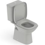 kit vaso sanitário roca debba classic stone com caixa acoplada 3,6l (mp)