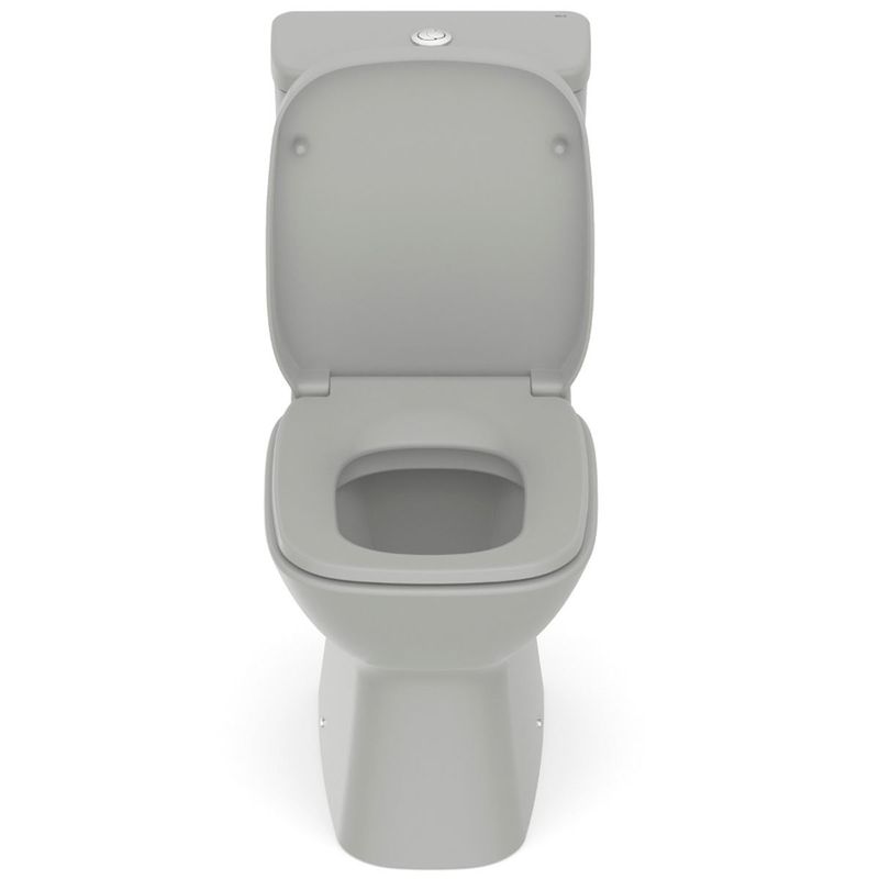 kit vaso sanitário roca debba classic stone com caixa acoplada 3,6l (mp)