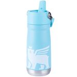 garrafa térmica stanley flip straw kids 500ml pool 8130 (mp)