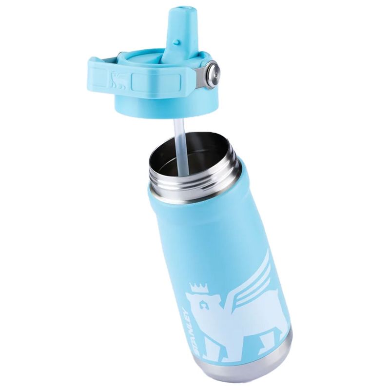 garrafa térmica stanley flip straw kids 500ml pool 8130 (mp)